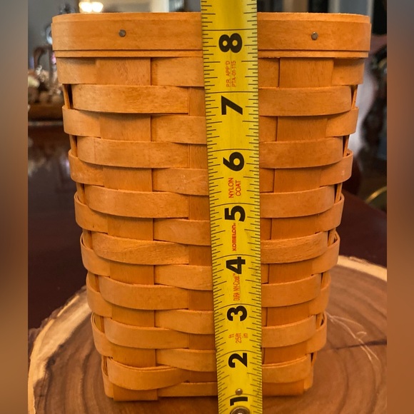 🧺Longaberger Medium Spoon Basket with Blue Heritage Liner and Protector - Picture 7 of 11